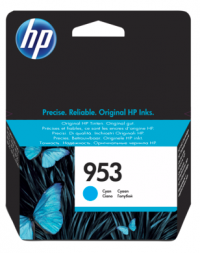HP 953 Cyan Standard Capacity Ink Cartridge 10ml for HP OfficeJet Pro 8210/8710/8720/8730/8740 - F6U12AE