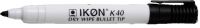 ValueX Whiteboard Marker Bullet Tip 2mm Line Black (Pack 10) - K40-01