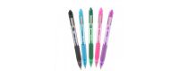 Zebra Z-Grip Smooth Rectractable Ballpoint Pen 1.0mm Tip Black/Light Blue/Green/Pink/Violet (Pack 5)