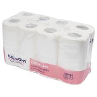 Harmony Professional Premium Toilet Roll 2 Ply White (Pack 16)