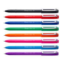 Pentel IZEE Ballpoint Pen Cap-Style 1.0mm Tip 0.5mm Line Assorted (Pack 8) YBX460/8-M