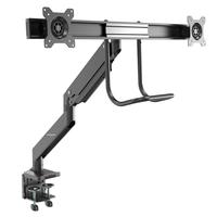 UP TO 32IN CROSSBAR DUAL MONITOR ARM