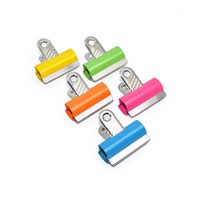 Rapesco Coloured Letter Clips 30mm - Assorted Colours (Pack 10) - RCB30COL