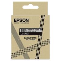 EPSON LK-5WBJ BLACK ON MATTE WHITE TAPE