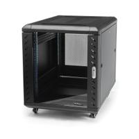 12U 36IN SERVER RACK CABINET AND CASTERS