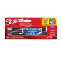 SHARPIE ACRYLIC BK & WH PK2