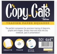 COPYCATS TRACING PAPER SQUARES 4X4 PK6