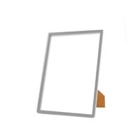DEFLECTO A5 PICTURE/CERT FRAME SILVER