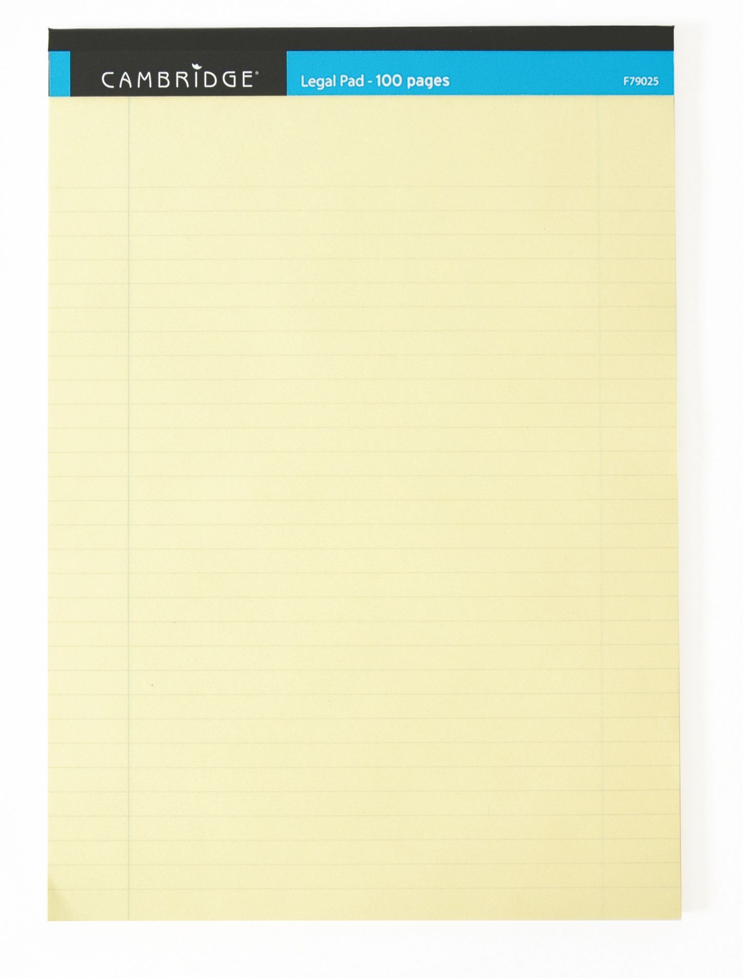 Memo Pads Cambridge Everyday Legal Pad A4 Ruled Margin 100 Pages Yellow (Pack 10) 100080179