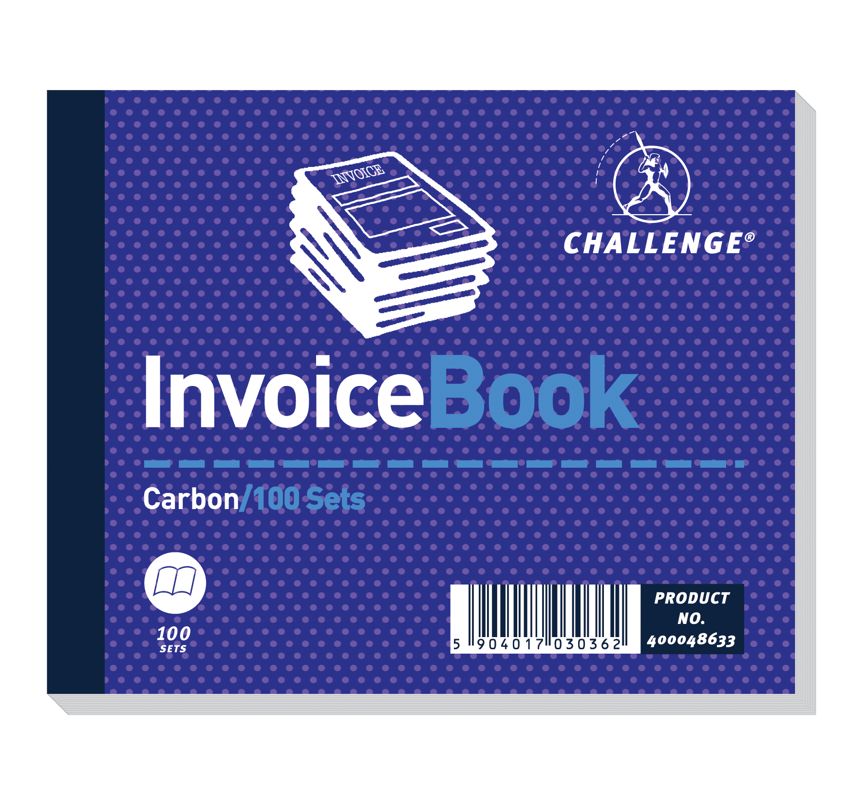 Image for Challenge Duplicate Book Carbon Invoice 100 Sets 130x105mm Ref 400048633 [Pack 10]