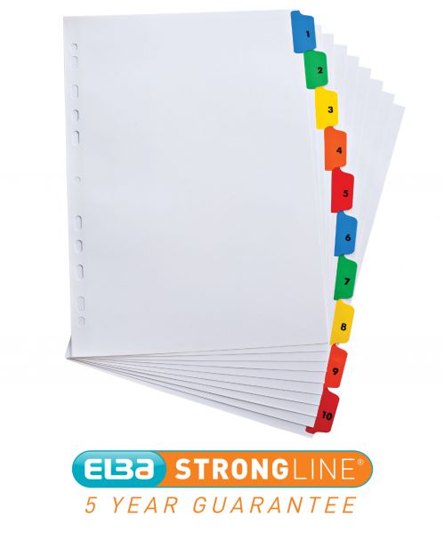 Oxford+Index+1-10+Multipunched+Mylar-reinforced+Multicolour-Tabs+170gsm+Extra+Wide+A4%2B+White+Ref100204626