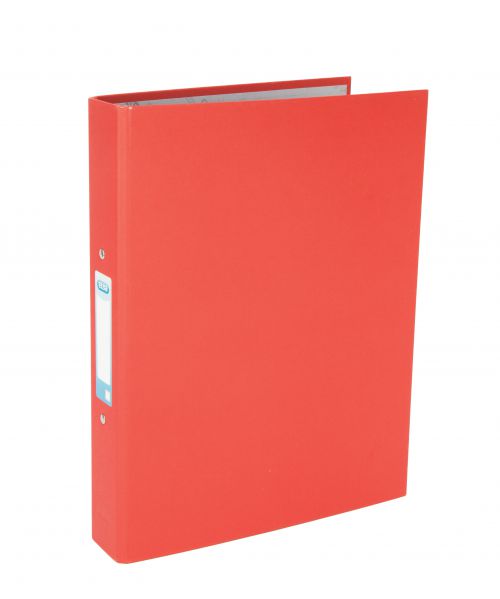 Elba+Ring+Binder+Paper+On+Board+2+O-Ring+25mm+Size+A4+Plus+Red+Ref+400033497