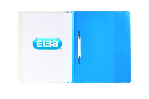 Elba+A4%2B+Report+File+Capacity+160+Sheets+Clear+Front+A4+Blue+Ref+400055037+%5BPack+25%5D