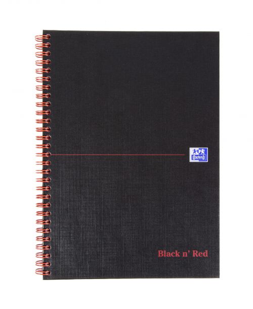 Black N Red Twin Wire Notebook B5 140P 90G PK5