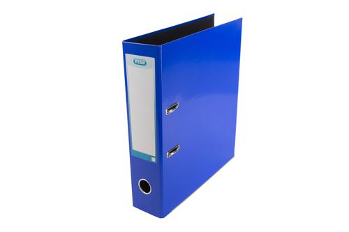 Elba Lever Arch File Laminated Gloss Finish 70mm Capacity A4+ Blue Ref 400021003