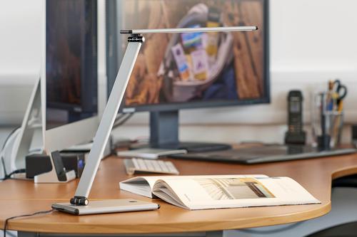 Unilux Terra Desk Lamp LED 5 Watt Silver
