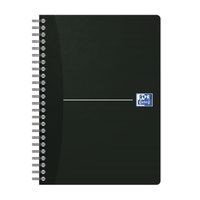 Oxford Essentials Notebook A4 Soft Card Wirebound SCRIBZEE Compatible180 Pages Black (Pack 5) 100102931