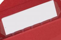 Elba Verticflex Plastic Tabs for Suspension File Clear Ref 100330217 [Pack 25]