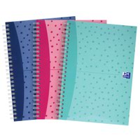 OXFORD TWINWIRE SPOTS NOTEBOOK 200 PAGES