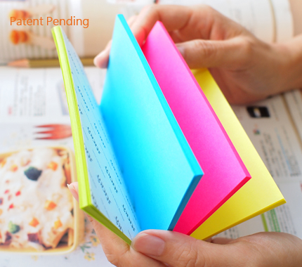 Stickn Magic Sticky Notes 76x127mm 100 Sheets Neon Colours (Pack 12)