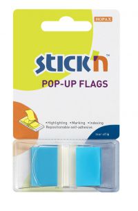 SELECT INDEX FLAGS BLUE 25MM PK50