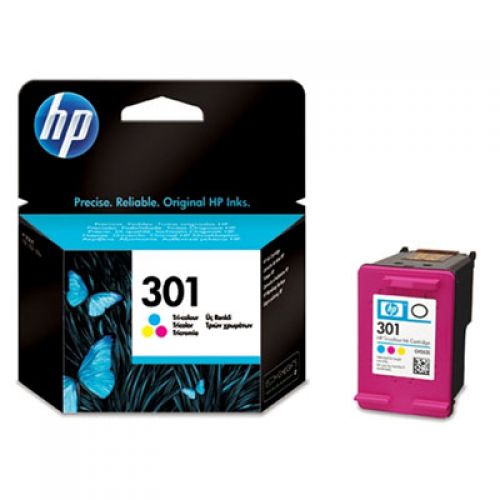 HP 301 Colour Standard Capacity Ink Cartridge 150 pages 3ml - CH562EE