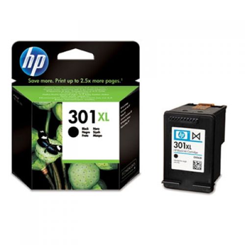 HP+301XL+Black+High+Capacity+Ink+Cartridge+430+pages+8ml+-+CH563EE