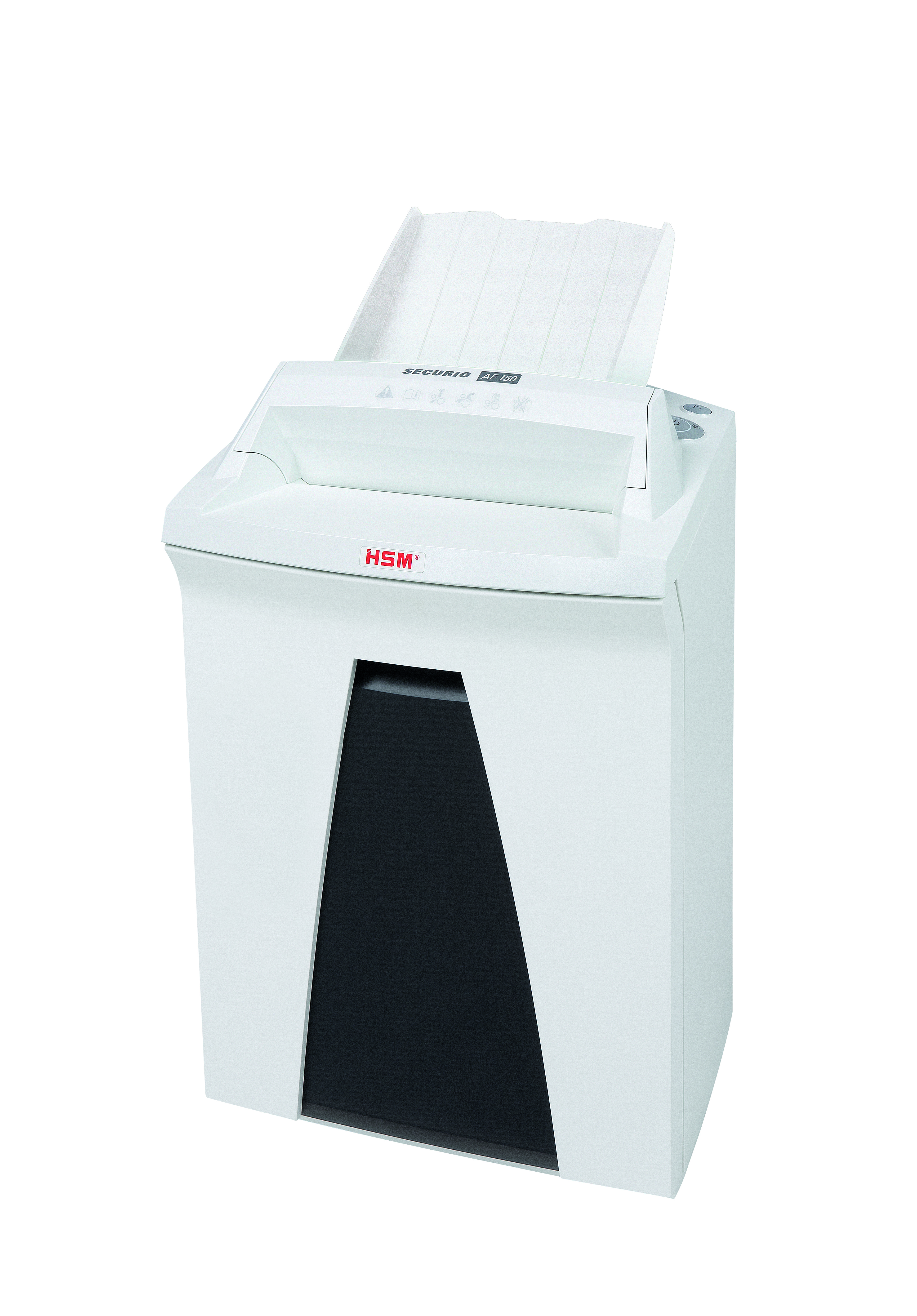 Securio AF150 autofeed shredder P4 34 litre bin Securio AF150 autofeed shredder P4 34 litre bin