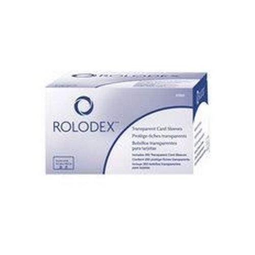 Rolodex+Business+Card+Sleeves+Clear+Pack+40