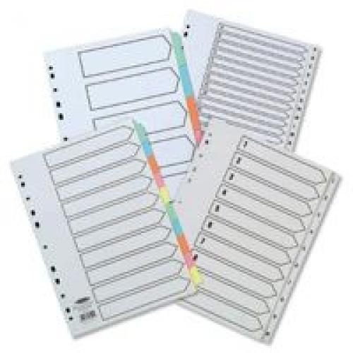 Concord+Recycled+Dividers+With+Printed+Tabs+A-Z+20-Part+A4+White