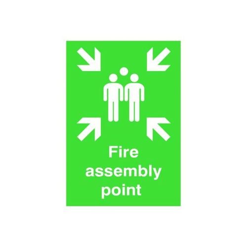 Fire+Assembly+Point+400x600mm+PVC