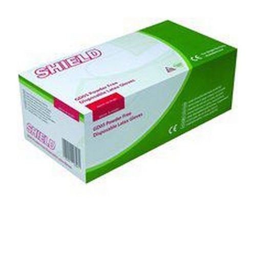 Shield+Powder-Free+Latex+Gloves+Large+Pack+100