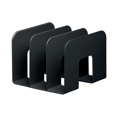 Durable ECO Recycled Plastic Magazine Stand Black 776101 Durable ECO Recycled Plastic Magazine Stand Black 776101