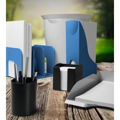 Durable ECO Recycled Plastic Magazine Rack Document File Organiser - A4 Blue Durable ECO Recycled Plastic Magazine Rack Document File Organiser - A4 Blue