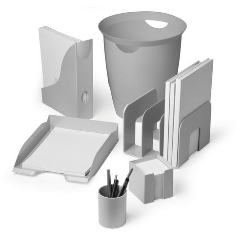 Durable ECO Recycled Plastic Magazine Rack Document File Organiser - A4 Grey Durable ECO Recycled Plastic Magazine Rack Document File Organiser - A4 Grey