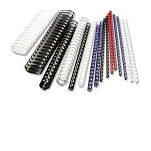 GBC Binding Combs 8mm A4 21-Ring Red Pack 100