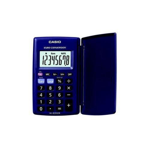 Casio HL-820VER-SA-EH 8 Digit Pocket Calculator with Currency Convertor