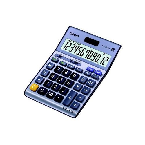 Casio  DF-120EM-W-EP 12 Digit Desktop Calculator with Tax and Currency Convertor