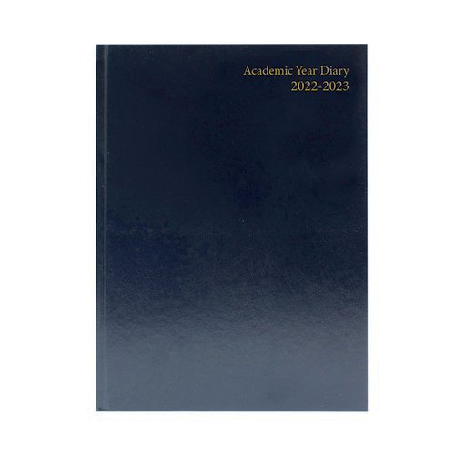 Academic+Diary+Day+Per+Page+A5+Black+2022-2023+KF1A5ABK22