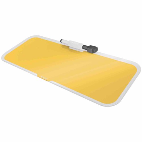 Leitz Cosy Glass Desk Notepad Warm Yellow