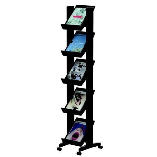 Fast+Paper+Black+Mobile+Easy+Literature+Display+Narrow+Single-Sided+F259N01