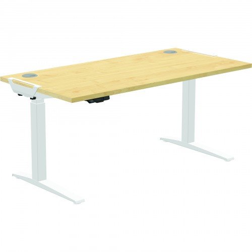 Fellowes Sit Stand Desk Riser Levado Height Adjustable Sit Stand Desk Maple 1600 x 800mm Fellowes Sit Stand Desk Riser Levado Height Adjustable Sit Stand Desk Maple 1600 x 800mm