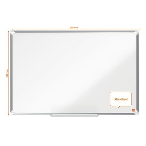 Nobo Premium Plus Enamel Whiteboard 900x600 Nobo Premium Plus Enamel Whiteboard 900x600