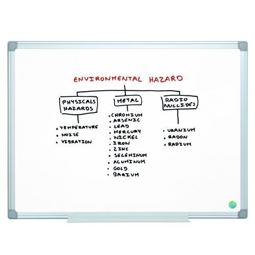 BiOffice Earth NonMagnetic Melamine Drywipe Board 1200x900mm MA0500790 BiOffice Earth NonMagnetic Melamine Drywipe Board 1200x900mm MA0500790