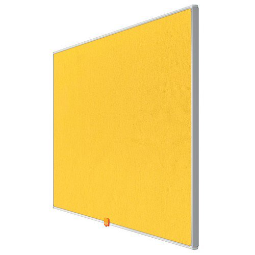 Nobo Impression Pro 40” Felt Yellow Noticeboard