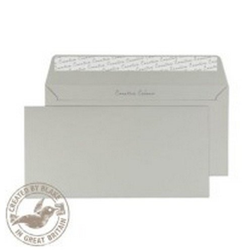 Pastel Wallet Envelope 114x229mm Superseal Smoke Grey 120gsm Boxed 500