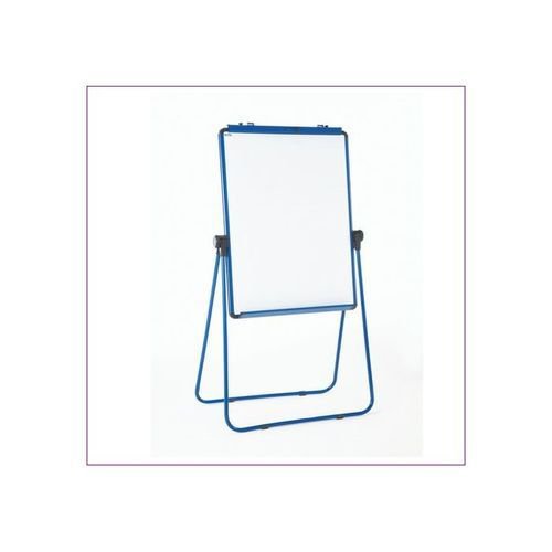 Adboards Excellence Height Adjustable Magnetic Flip Chart Blue
