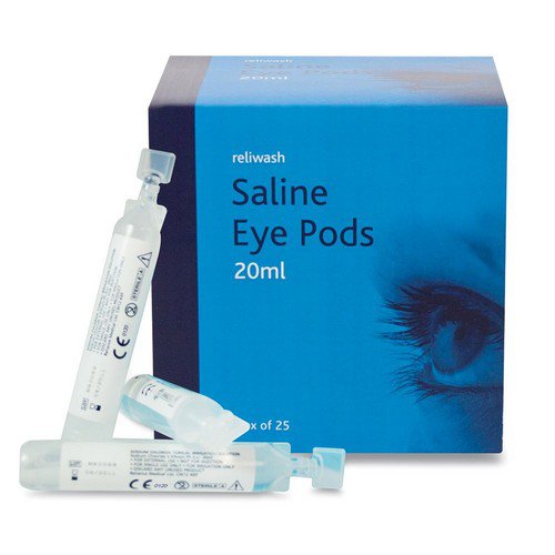 Reliwash 20ml Saline Eye Pods
