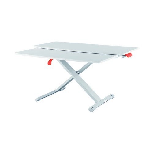 Leitz Ergo Cosy Standing Desk Converter with Sliding Tray 65320085 Leitz Ergo Cosy Standing Desk Converter with Sliding Tray 65320085