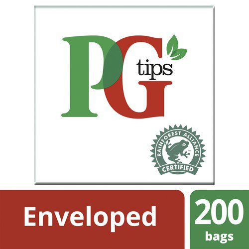 PG Tips Tea Bags Envelopes (200 Pack)